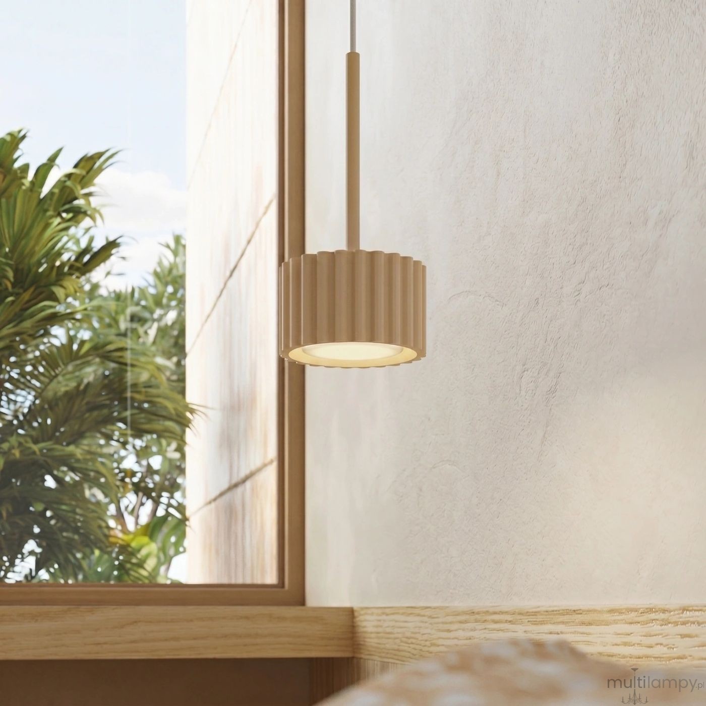Aura 1 lampa wisząca GX53 beżowa SL.2678