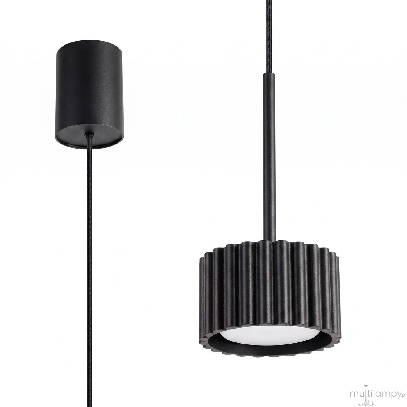 Aura 1 lampa wisząca GX53 czarna SL.2677