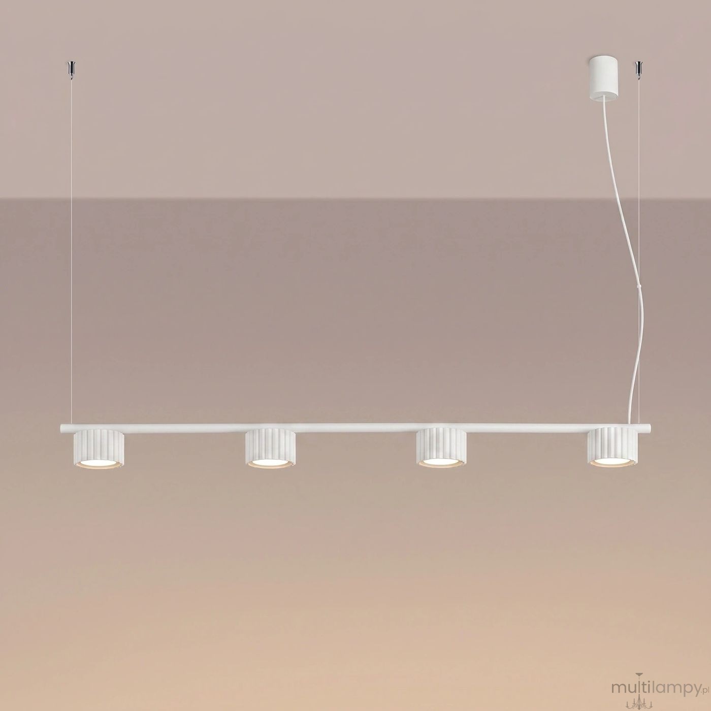 Aura lampa wisząca 4xGX53 biała SL.2695
