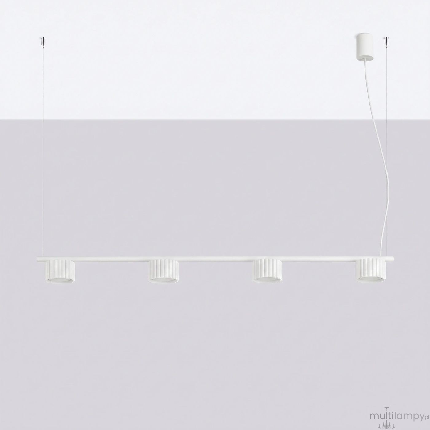 Aura lampa wisząca 4xGX53 biała SL.2695