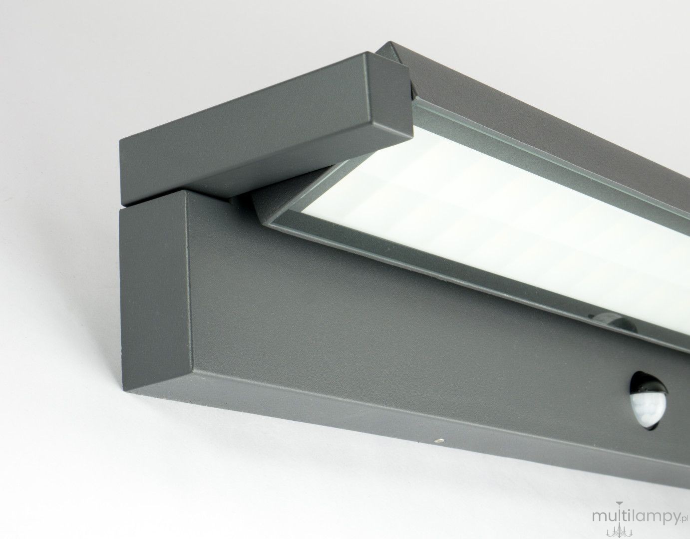 Ren 60 kinkiet elewacyjny kierunkowy z czujnikiem ruchu LED 50W 4000K ciemny popiel