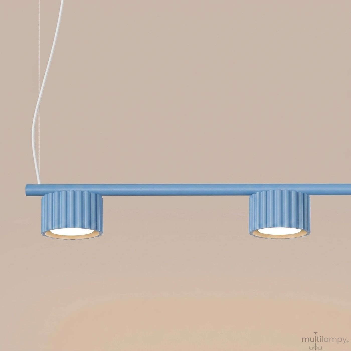 Aura lampa wisząca 4xGX53 błękitna SL.2710