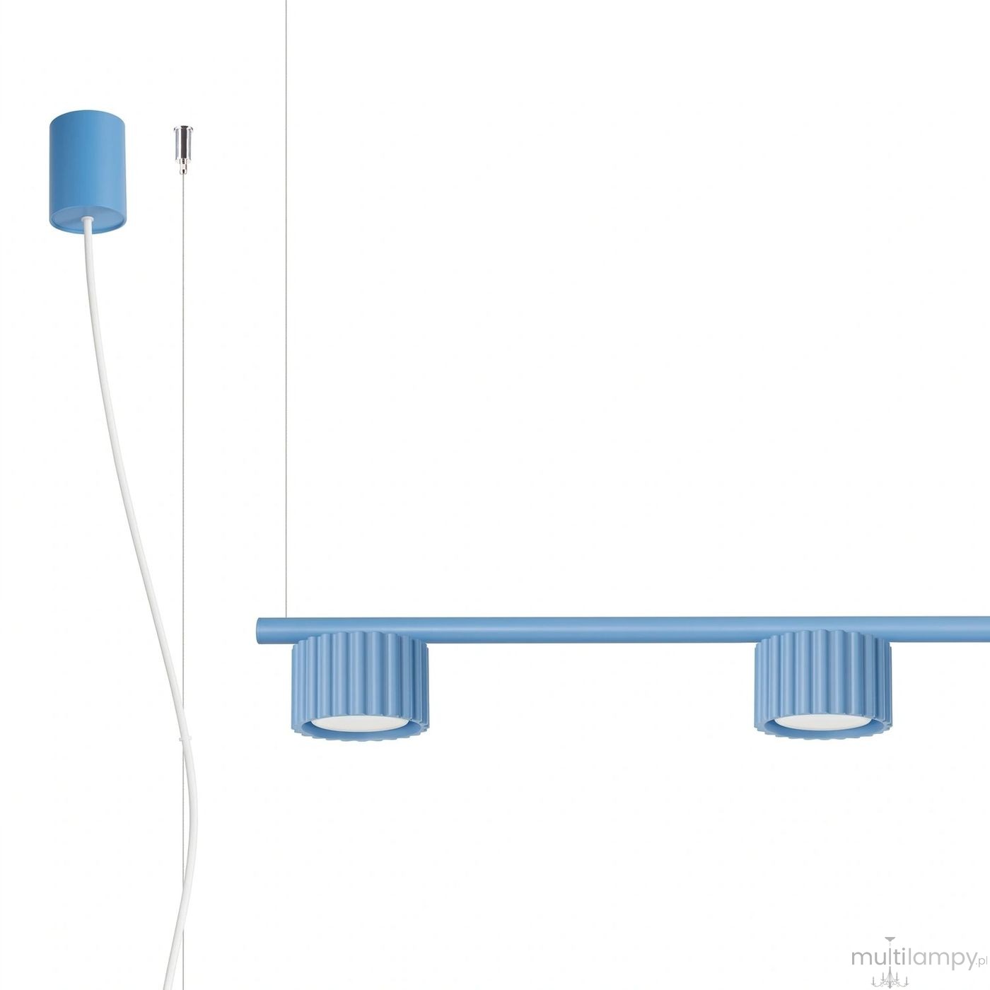 Aura lampa wisząca 4xGX53 błękitna SL.2710