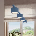 Aura lampa wisząca 4xGX53 błękitna SL.2710