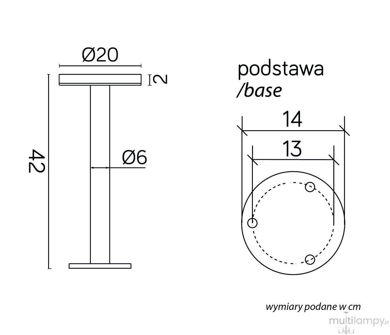 Rondo II H42 lampa słupek ogrodowy LED 12W CCT czarny RO-420