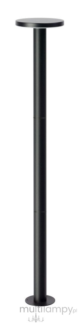Rondo II H123 lampa słupek ogrodowy LED 12W CCT czarny RO-1230