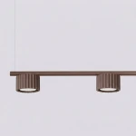 Aura lampa wisząca 4xGX53 brązowa SL.2709