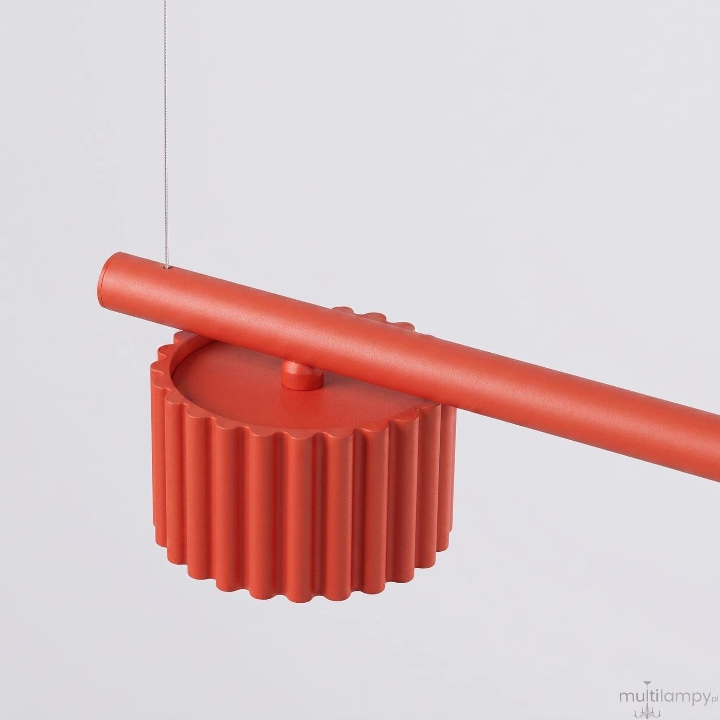 Aura lampa wisząca 4xGX53 czerwona SL.2708