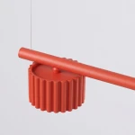 Aura lampa wisząca 4xGX53 czerwona SL.2708