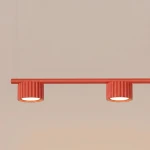 Aura lampa wisząca 4xGX53 czerwona SL.2708