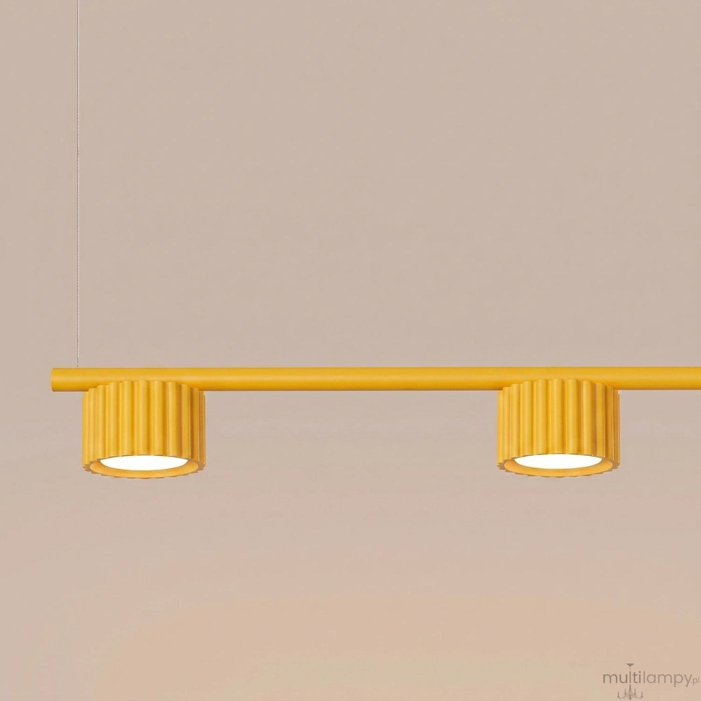Aura lampa wisząca 4xGX53 żółta SL.2707