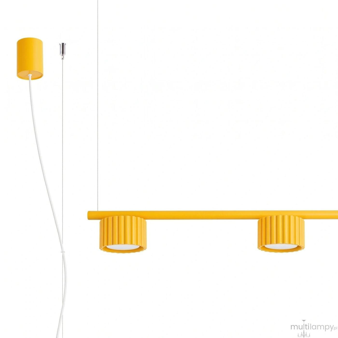 Aura lampa wisząca 4xGX53 żółta SL.2707