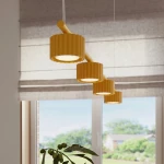 Aura lampa wisząca 4xGX53 żółta SL.2707