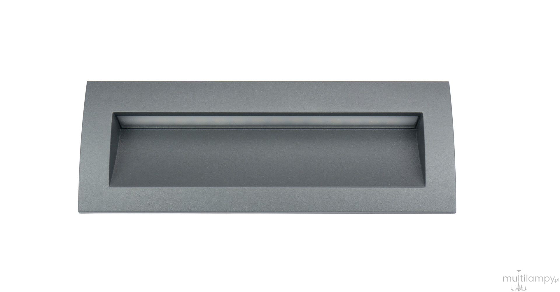 Mur lampa zewnętrzna do zabudowy LED 6W CCT ciemny popiel M2400