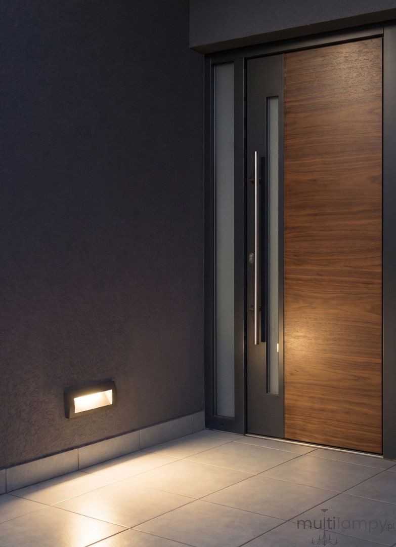 Mur lampa zewnętrzna do zabudowy LED 6W CCT ciemny popiel M2400