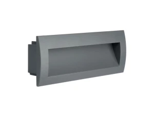 Mur-LED lampa zewnętrzna do zabudowy 6W CCT ciemny popiel M2400