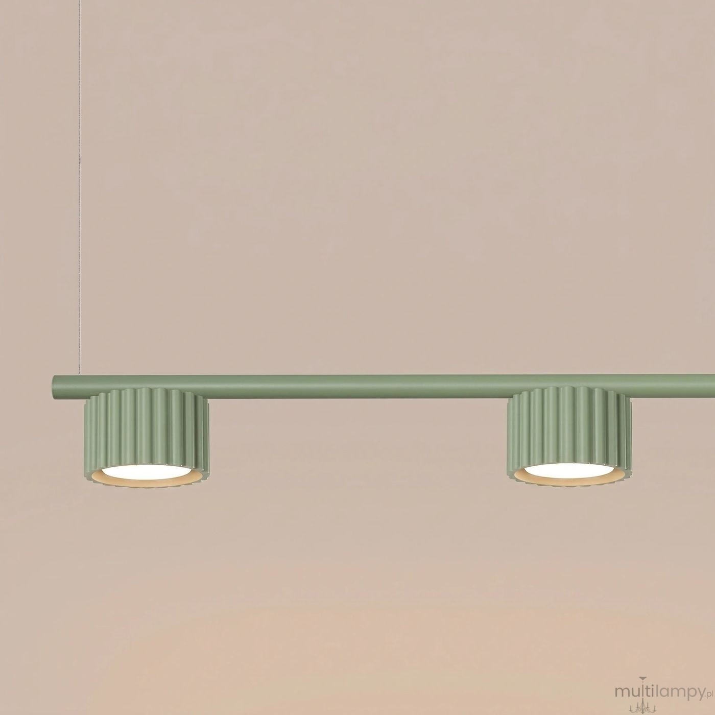 Aura lampa wisząca 4xGX53 szałwia SL.2706