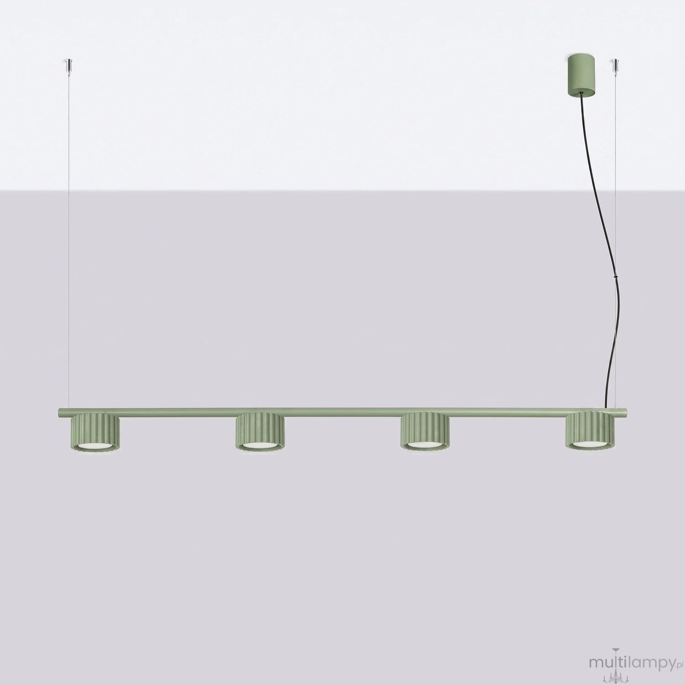 Aura lampa wisząca 4xGX53 szałwia SL.2706