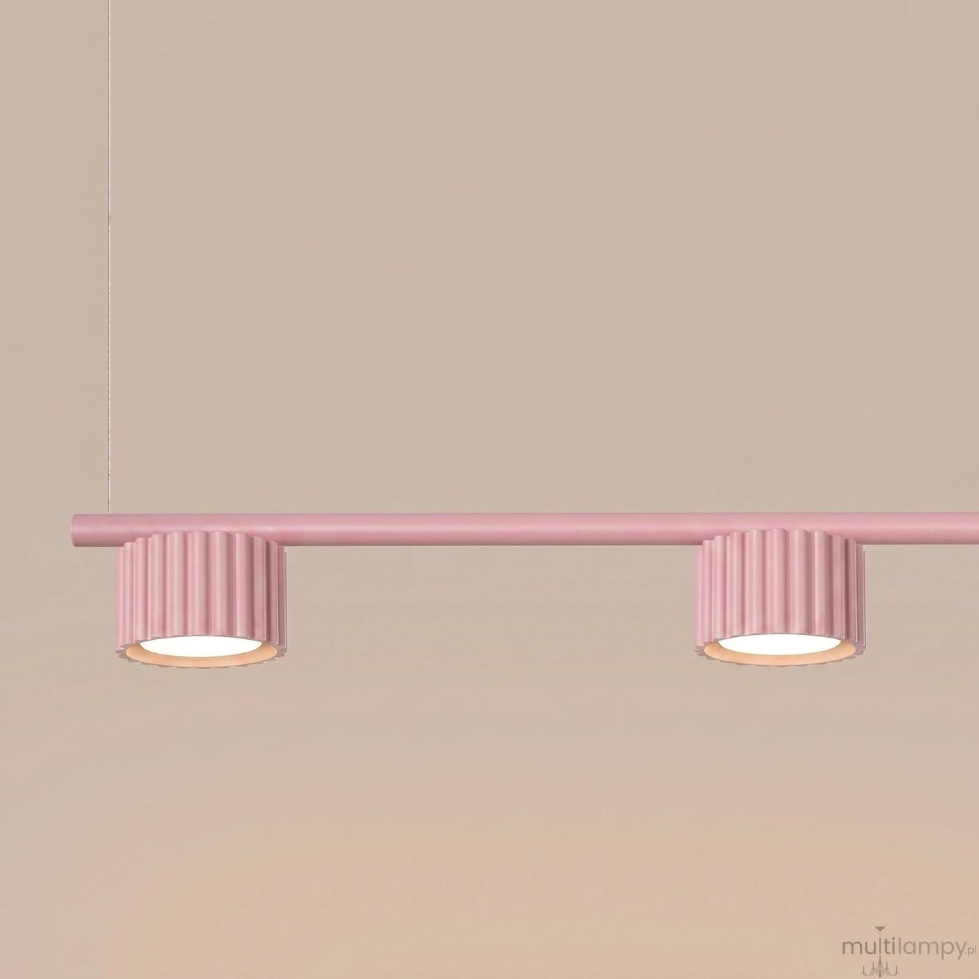 Aura lampa wisząca 4xGX53 różowa SL.2705