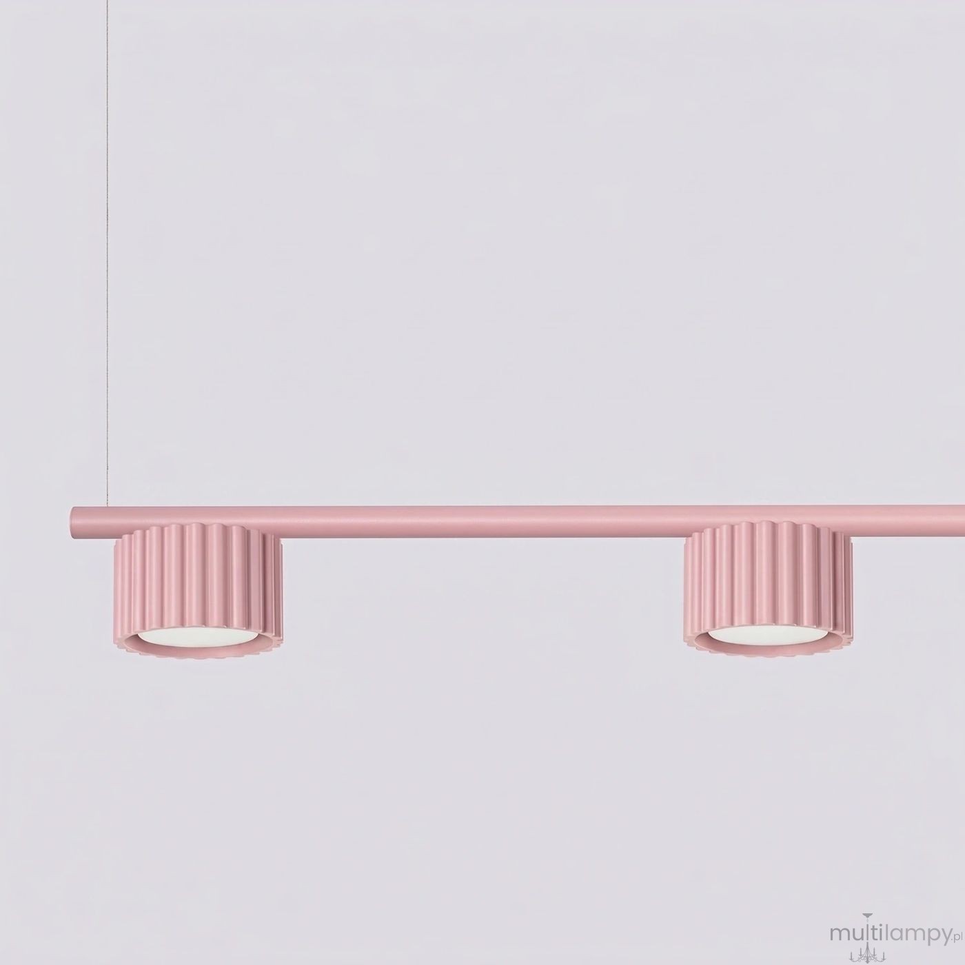 Aura lampa wisząca 4xGX53 różowa SL.2705