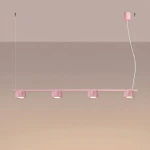 Aura lampa wisząca 4xGX53 różowa SL.2705