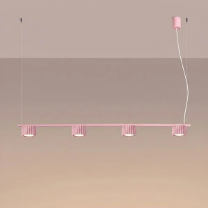 Aura lampa wisząca 4xGX53 różowa SL.2705