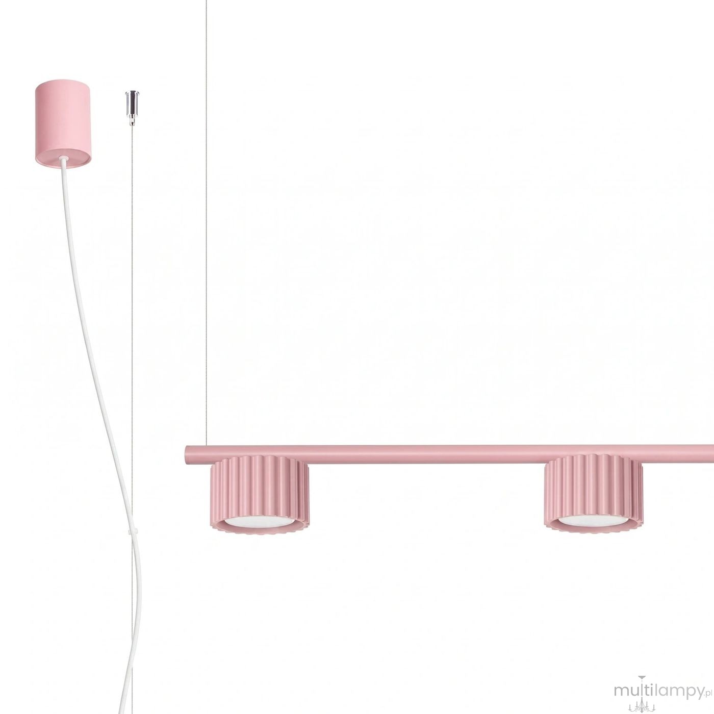 Aura lampa wisząca 4xGX53 różowa SL.2705