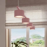 Aura lampa wisząca 4xGX53 różowa SL.2705