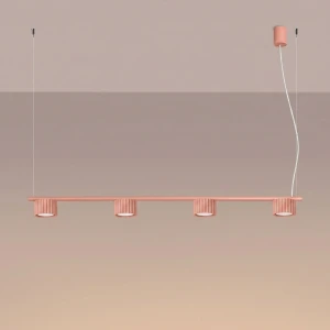 Aura lampa wisząca 4xGX53 brzoskwiniowa SL.2704