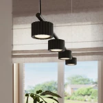 Aura lampa wisząca 4xGX53 czarna SL.2696