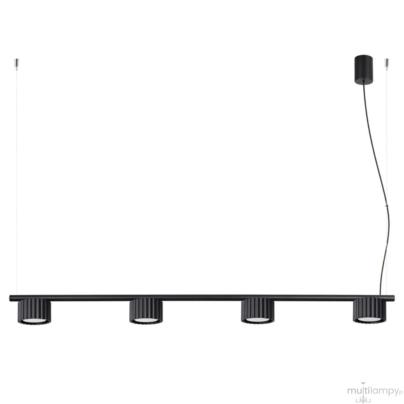 Aura lampa wisząca 4xGX53 czarna SL.2696