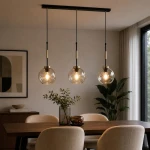 Verone lampa wisząca 3xE27 czarna złota 62649