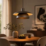 Helisto lampa wisząca E27 brązowa 61553