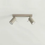 Ring lampa sufitowa spot 2xGU10 taupe SL.2154