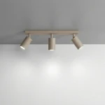 Ring lampa sufitowa spot 3xGU10 taupe SL.2155