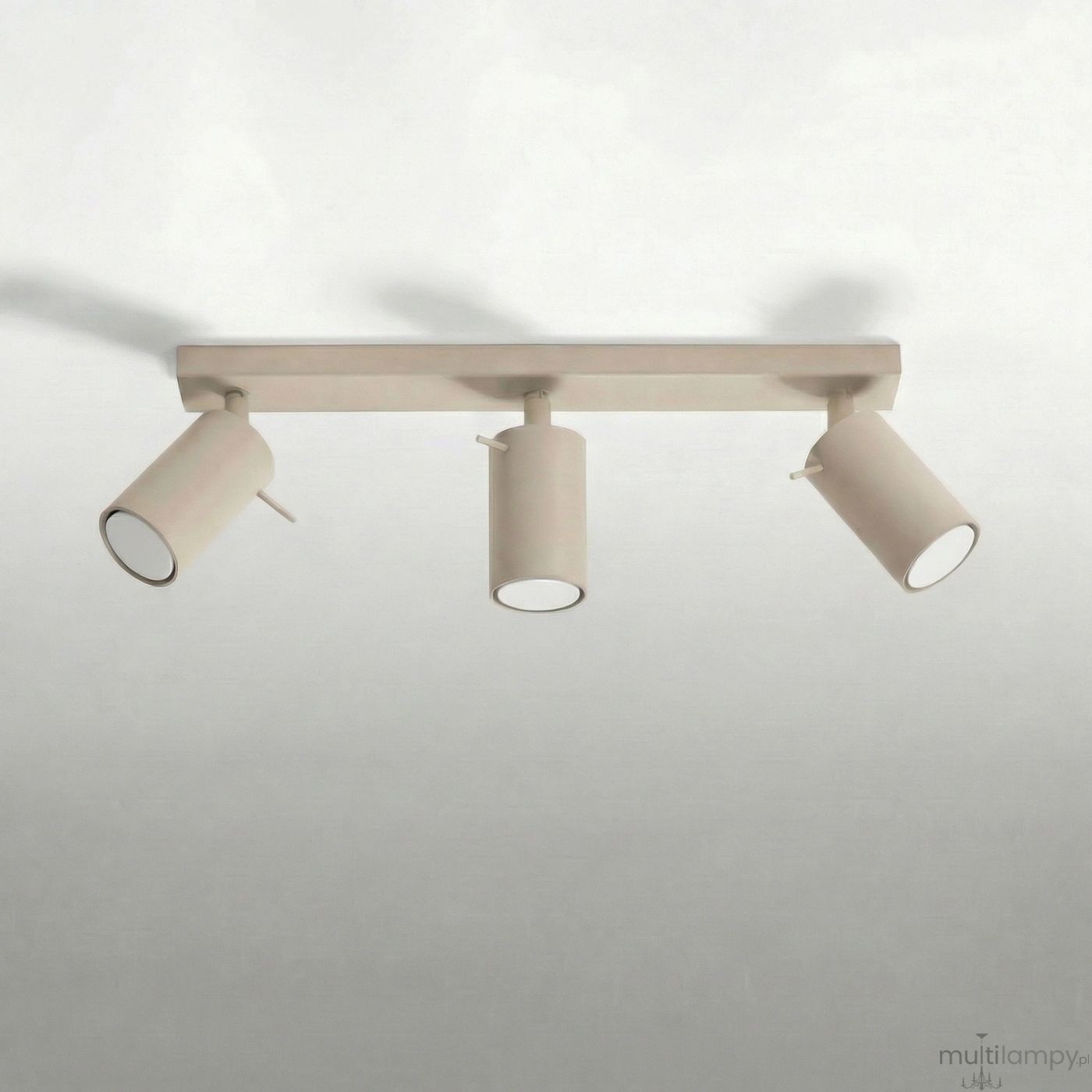 Ring lampa sufitowa spot 3xGU10 taupe SL.2155