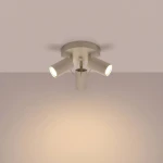 Ring lampa sufitowa spot 3xGU10 taupe SL.2156