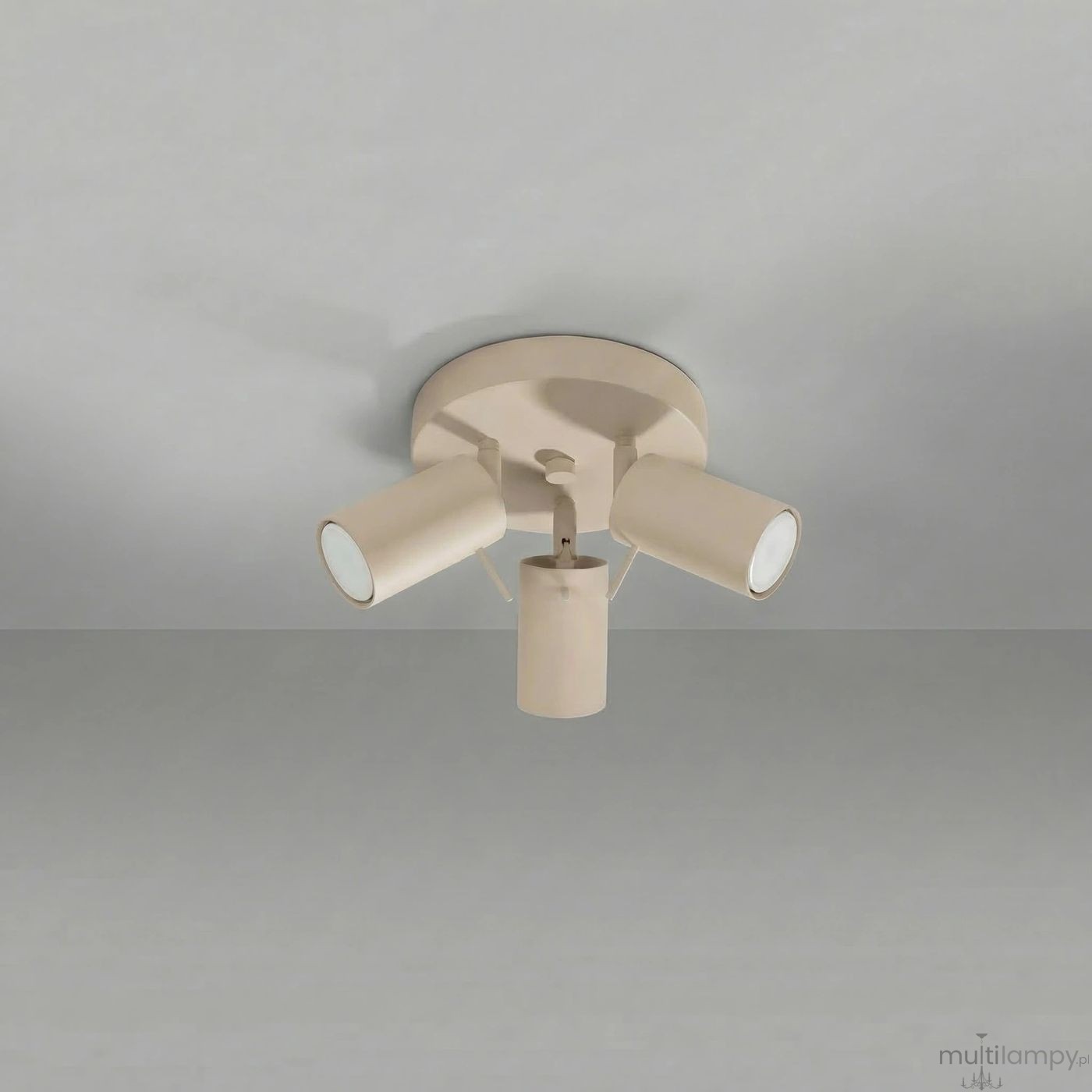 Ring lampa sufitowa spot 3xGU10 taupe SL.2156