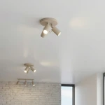 Ring lampa sufitowa spot 3xGU10 taupe SL.2156