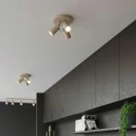 Ring lampa sufitowa spot 3xGU10 taupe SL.2156