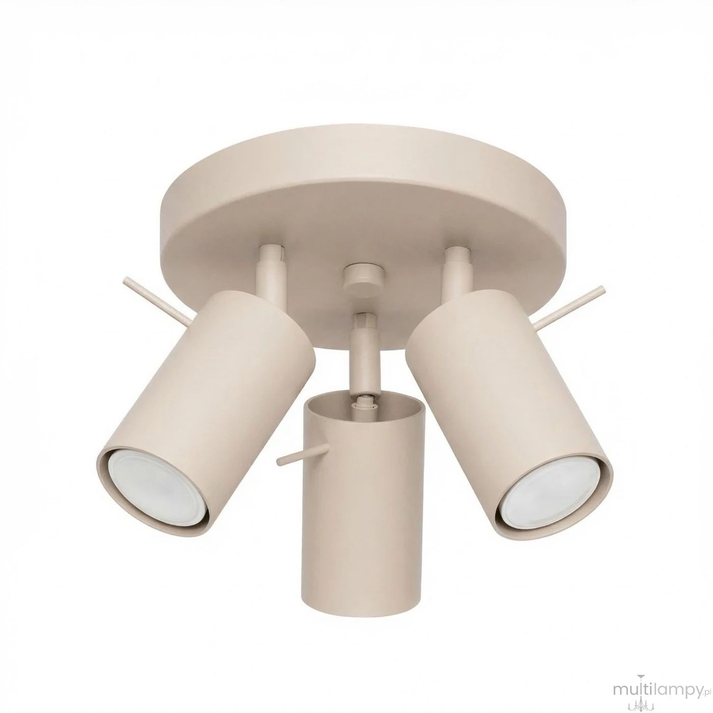 Ring lampa sufitowa spot 3xGU10 taupe SL.2156