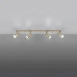 Ring lampa sufitowa spot 4xGU10 taupe SL.2157