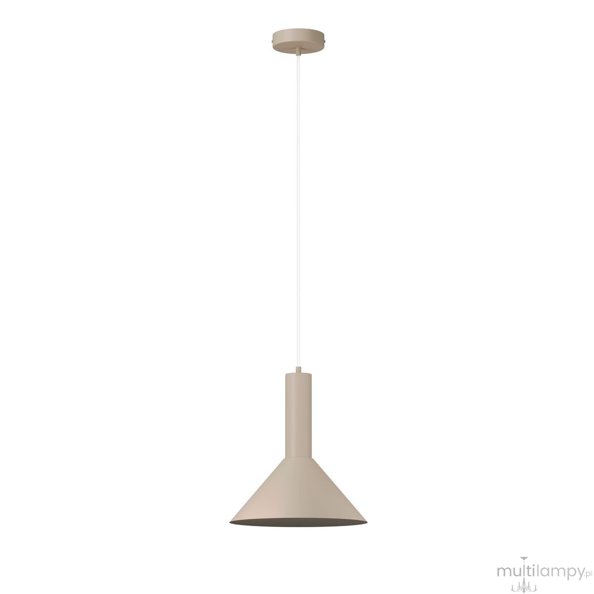Vitrum Stożek D26 lampa wisząca 1xE27 beżowa 41544