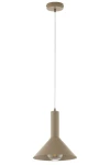 Vitrum Stożek D26 lampa wisząca 1xE27 beżowa 41544