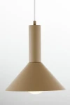 Vitrum Stożek D26 lampa wisząca 1xE27 beżowa 41544