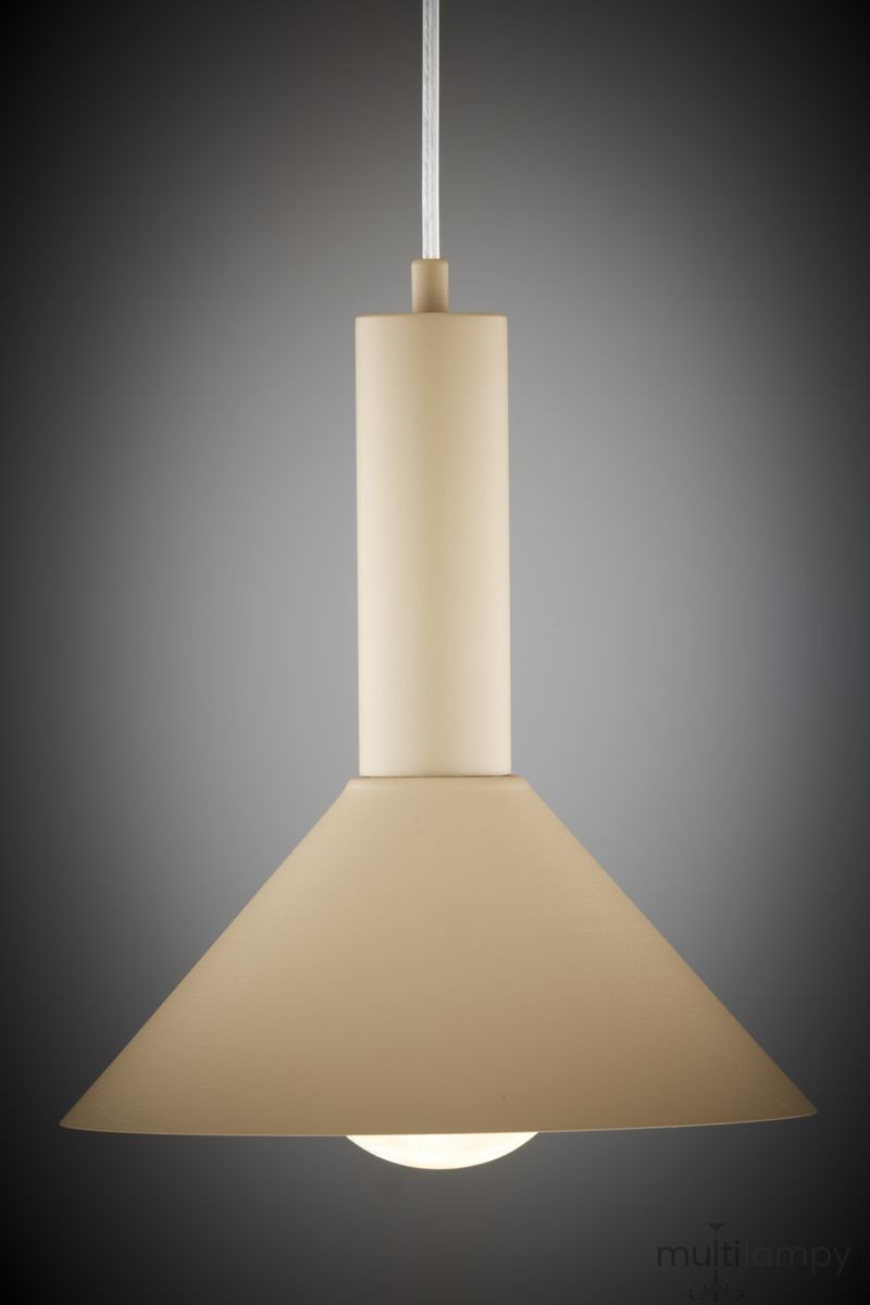 Vitrum Stożek D26 lampa wisząca 1xE27 beżowa 41544