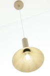 Vitrum Stożek D26 lampa wisząca 1xE27 beżowa 41544