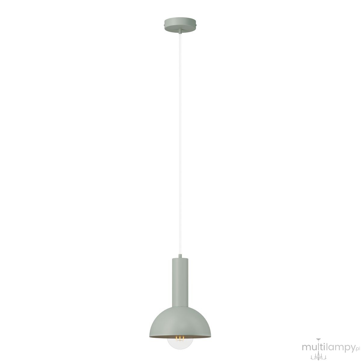 Vitrum Kopuła D19 lampa wisząca 1xE27 szałwia 41555