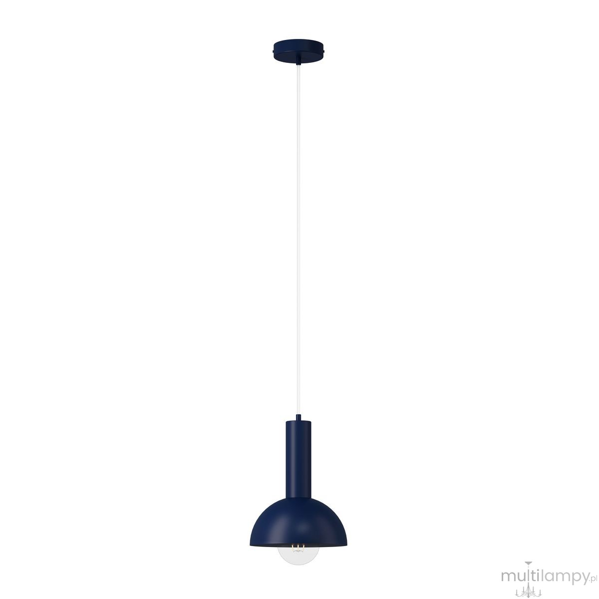Vitrum Kopuła D19 lampa wisząca 1xE27 granatowa 41639