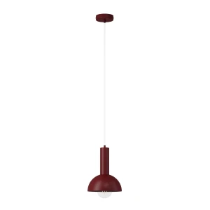 Vitrum Kopuła D19 lampa wisząca 1xE27 bordowa 41640